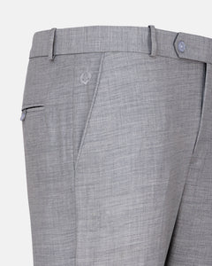 Brant Silver Formal Cotton Pant - John Ellies