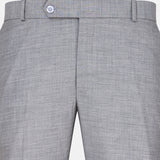 Brant Silver Formal Cotton Pant - John Ellies