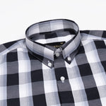 Plaksy Black And White Checked Button Down Cotton Shirt - John Ellies