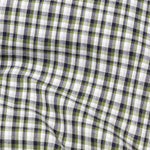 Tauris Green Checked Button Down Cotton Shirt - John Ellies