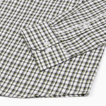 Tauris Green Checked Button Down Cotton Shirt - John Ellies