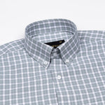 Tauris Olive Checked Button Down Cotton Shirt - John Ellies