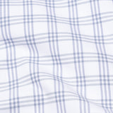 Tauris White Checked Button Down Cotton Shirt - John Ellies