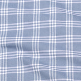 Tauris Grey Checked Button Down Cotton Shirt - John Ellies