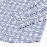 Tauris Grey Checked Button Down Cotton Shirt - John Ellies