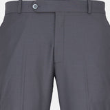 Brant Grey Formal Cotton Pant - John Ellies