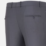 Brant Grey Formal Cotton Pant - John Ellies