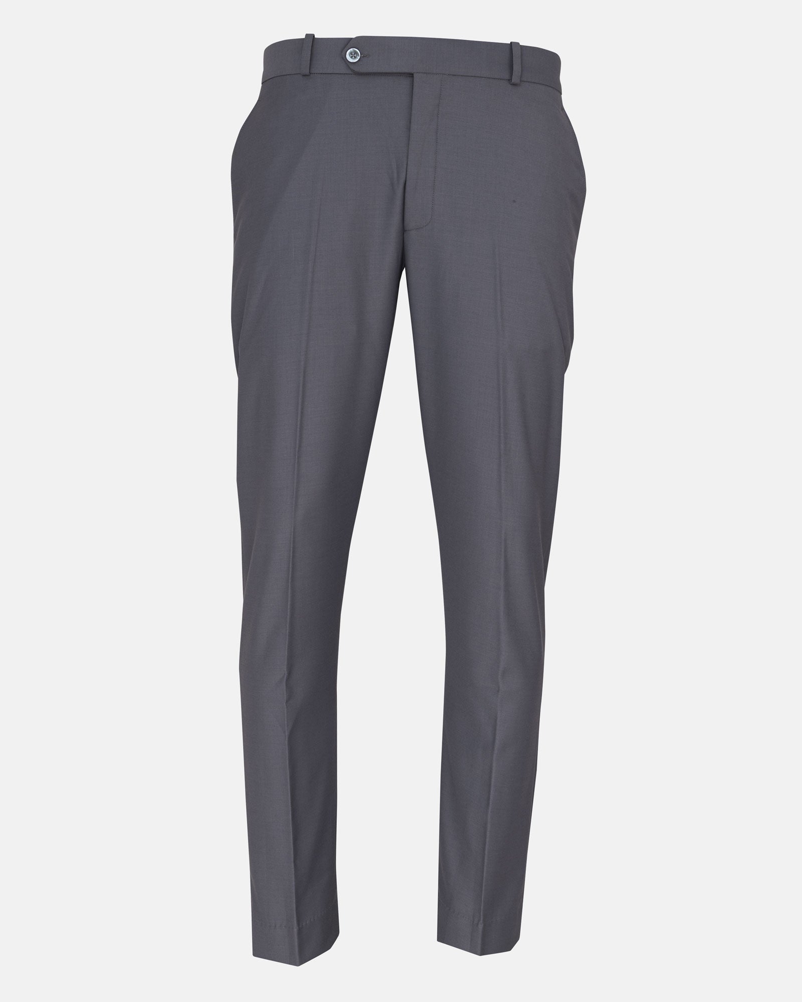 Brant Grey Formal Cotton Pant - John Ellies
