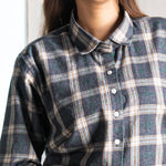Elan Grey Check Cotton Women Shirt - John Ellies