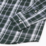 Kentar Green Plaid Button Down Cotton Shirt - John Ellies