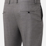 Robbs Silver Checked Formal Pant - John Ellies