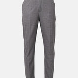 Robbs Silver Checked Formal Pant - John Ellies