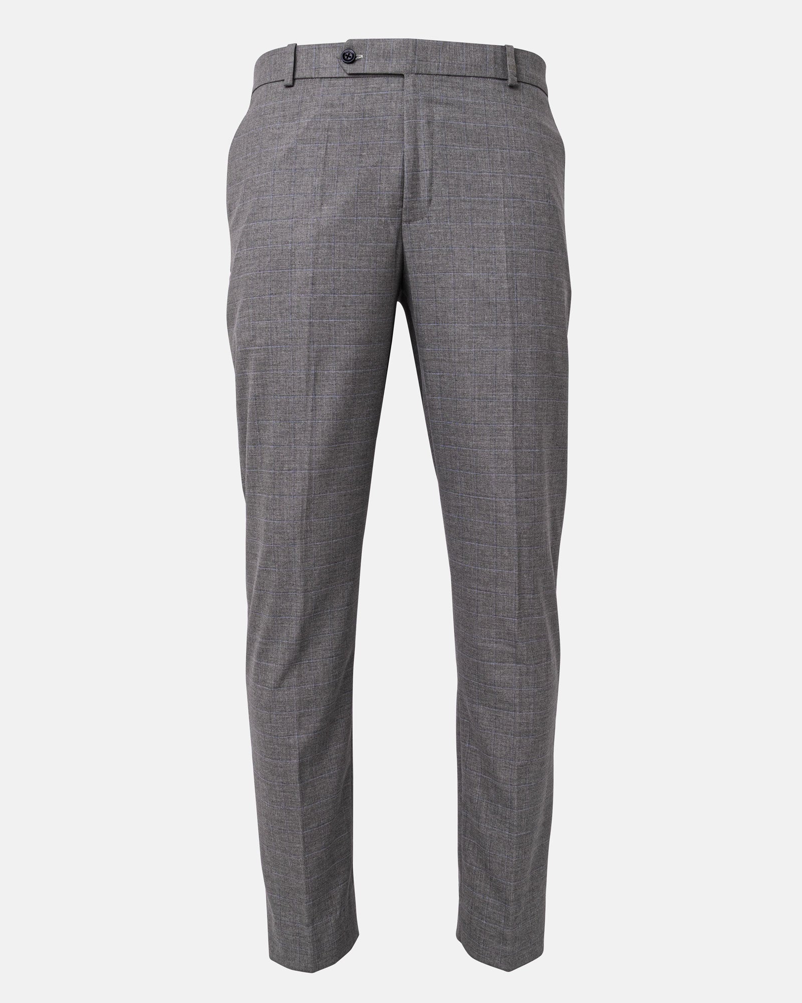Robbs Silver Checked Formal Pant - John Ellies