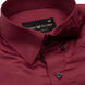 Rostin Maroon Hidden Button Down Giza Cotton Shirt - John Ellies