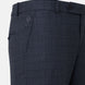 Robbs Navy Blue Checked Formal Pant - John Ellies