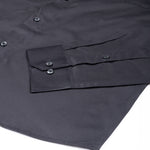 Rostin Black Hidden Button Down Giza Cotton Shirt - John Ellies