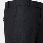 Robbs Black Checked Formal Pant - John Ellies