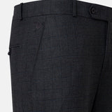 Robbs Black Checked Formal Pant - John Ellies