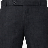 Robbs Black Checked Formal Pant - John Ellies