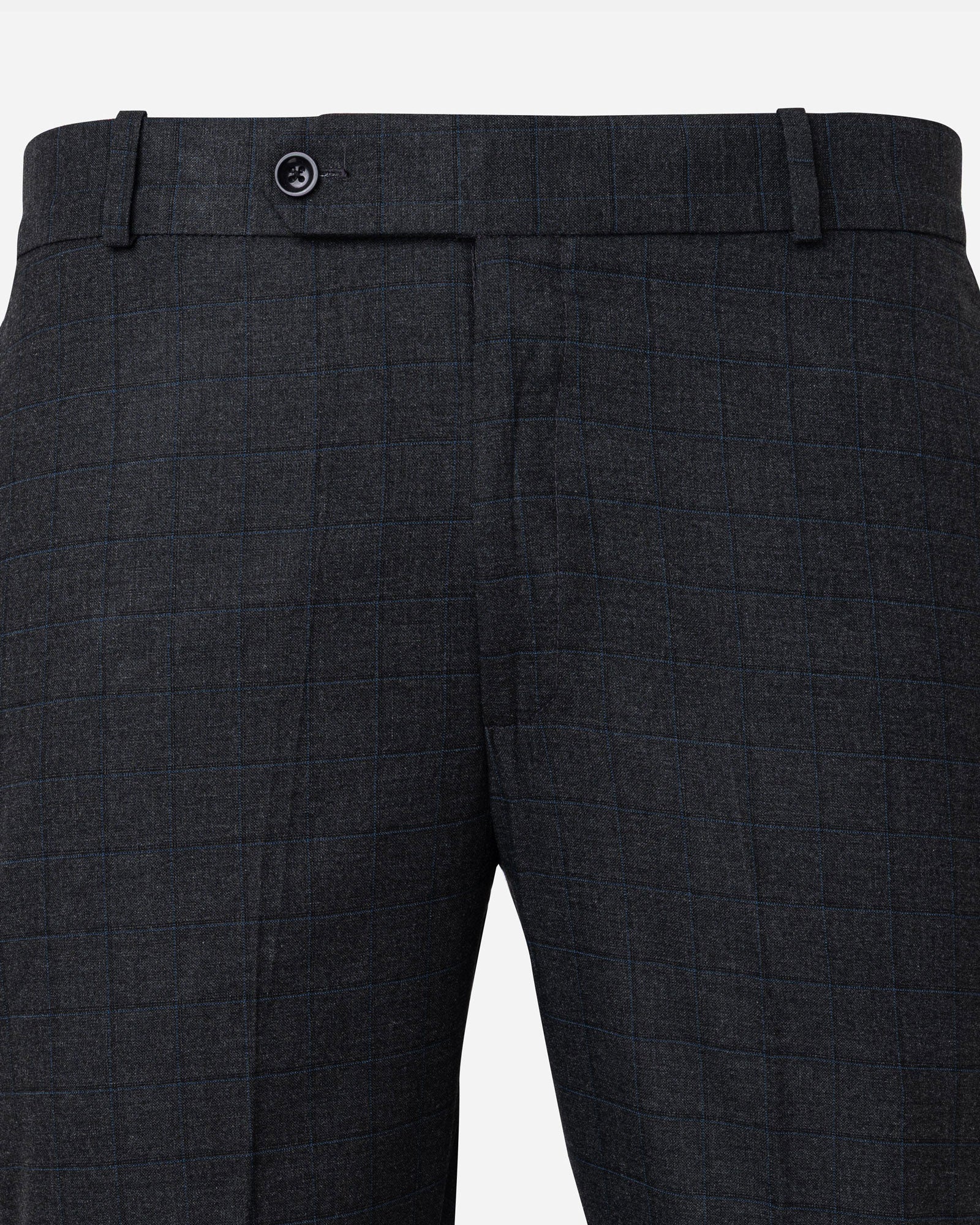 Robbs Black Checked Formal Pant - John Ellies