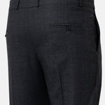 Robbs Black Checked Formal Pant - John Ellies