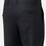 Robbs Black Checked Formal Pant - John Ellies