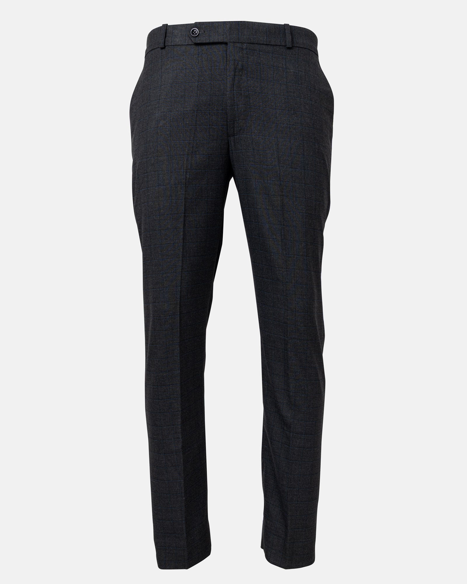 Robbs Black Checked Formal Pant - John Ellies