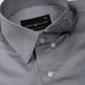 Rostin Charcoal Hidden Button Down Giza Cotton Shirt - John Ellies