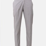 Ascots Silver Plain Formal Cotton Pant - John Ellies
