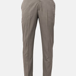 Ascots Khaki Plain Formal Cotton Pant - John Ellies