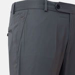 Ascots Oslo Grey Plain Formal Cotton Pant - John Ellies
