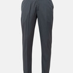 Ascots Oslo Grey Plain Formal Cotton Pant - John Ellies