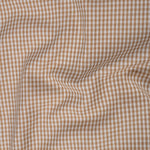 Vorniq Brown Gingham Check Button Down Cotton Shirt - John Ellies