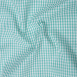 Vorniq Green Gingham Check Button Down Cotton Shirt - John Ellies