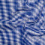 Vorniq Navy Blue Gingham Check Button Down Cotton Shirt - John Ellies