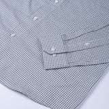 Vorniq Grey Gingham Check Button Down Cotton Shirt - John Ellies