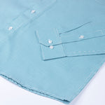 Gravone Green Houndstooth Button Down Cotton Shirt - John Ellies