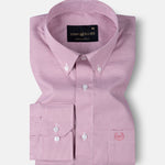 Gravone Pink Houndstooth Button Down Cotton Shirt - John Ellies