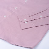 Gravone Pink Houndstooth Button Down Cotton Shirt - John Ellies