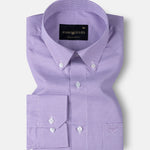 Gravone Purple Houndstooth Button Down Cotton Shirt - John Ellies