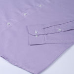 Gravone Purple Houndstooth Button Down Cotton Shirt - John Ellies