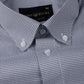 Gravone Black Houndstooth Button Down Cotton Shirt - John Ellies