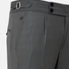 Neux Olive Checked Formal Single Pleated Italian Pant - John Ellies