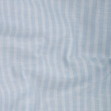 Caedrix Powder Blue Stripes Linen Blend Shirt