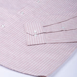 Caedrix Turkish Rose Stripes Linen Blend Shirt