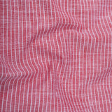 Caedrix Red Stripes Linen Blend Shirt