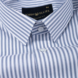Caedrix Blue Stripes Cotton Shirt - John Ellies