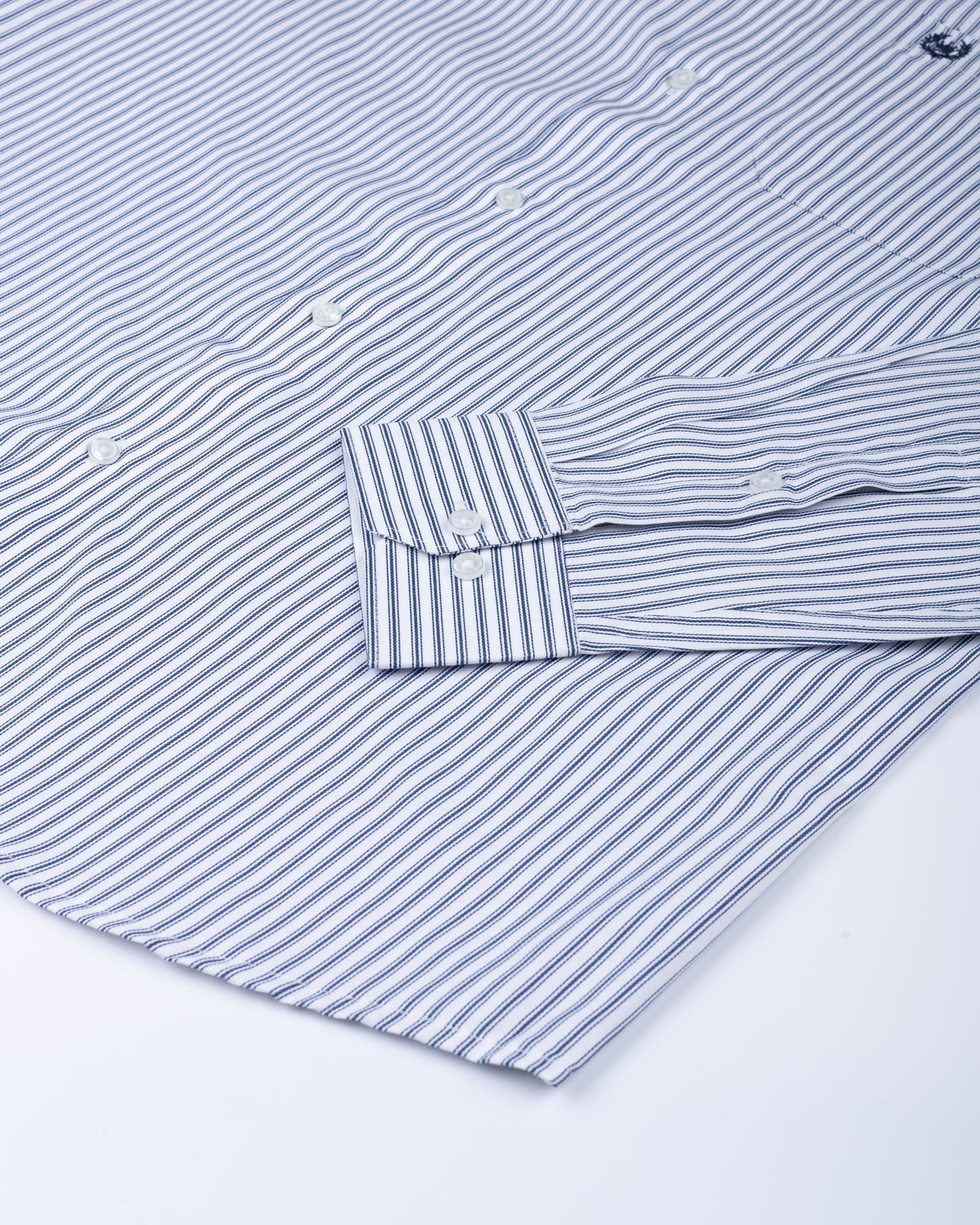 Caedrix Blue Stripes Cotton Shirt - John Ellies