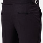 Neux Purple Checked Formal Single Pleated Italian Pant - John Ellies