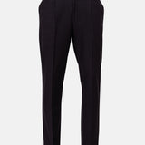 Neux Purple Checked Formal Single Pleated Italian Pant - John Ellies